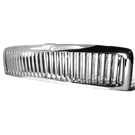 Spec-D Tuning 94-01 Dodge Ram Vertical Grill Chrome HG-RAM94CVT